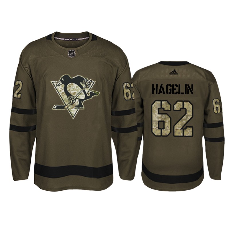 Penguins Carl Hagelin Camo Military Jersey