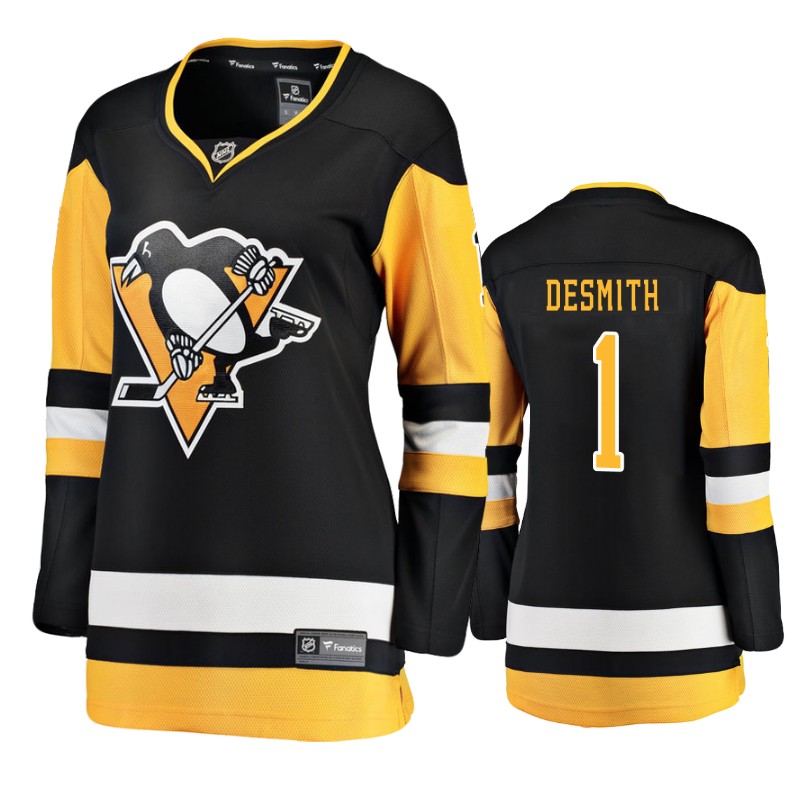 Penguins Casey DeSmith Black Breakaway Player Home Jersey