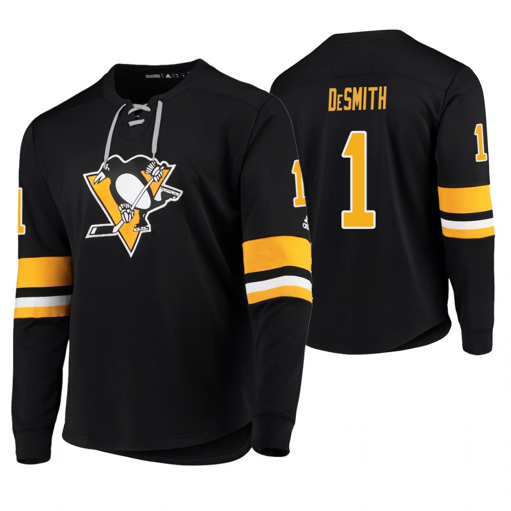 Penguins Casey DeSmith Black Platinum Jersey