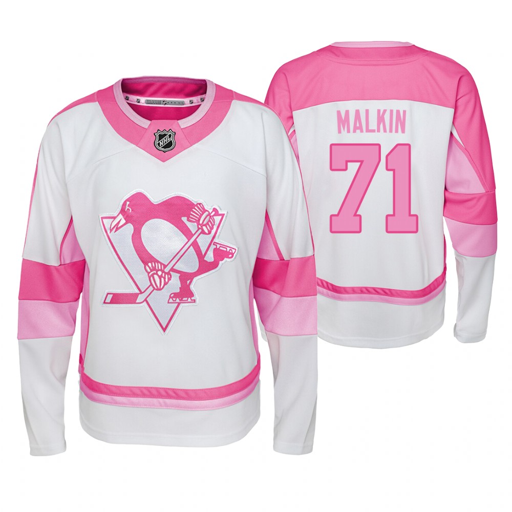 Penguins Evgeni Malkin Player 2019-20 Fishion Girl Jersey