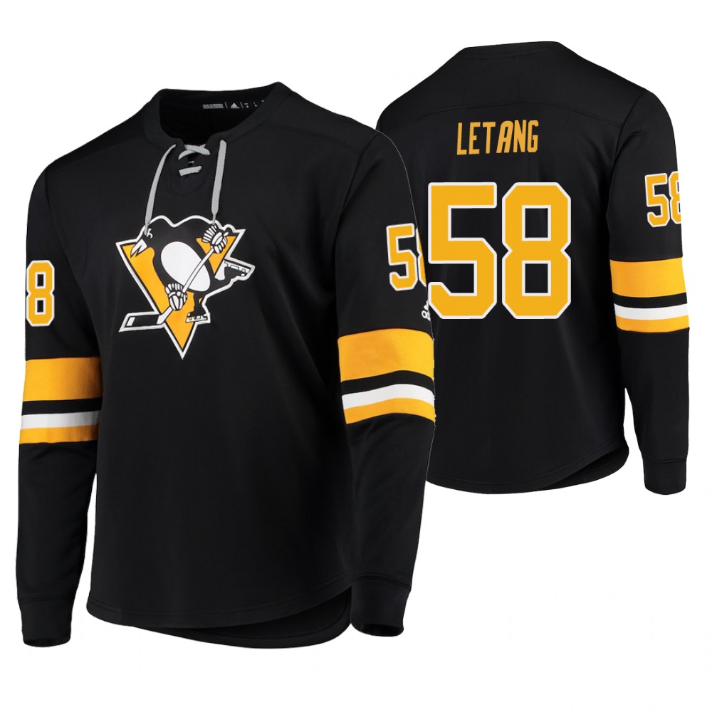Penguins Kris Letang Black Platinum Jersey