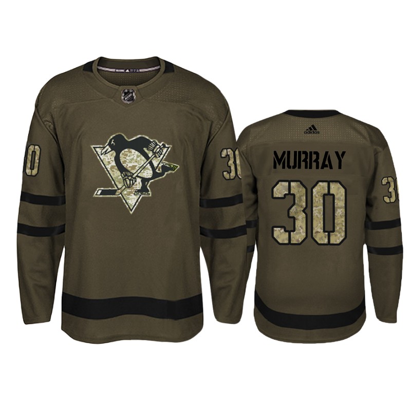 Penguins Matt Murray Camo Military Jersey