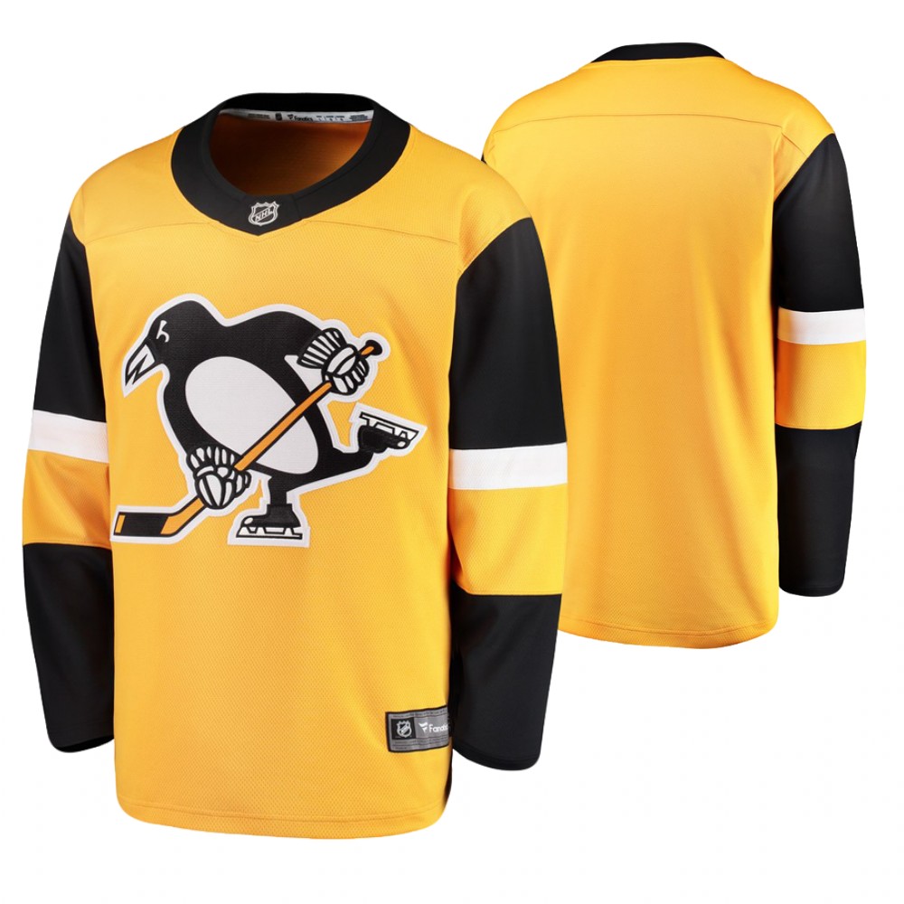 Penguins Men's Gold Alternate Jersey