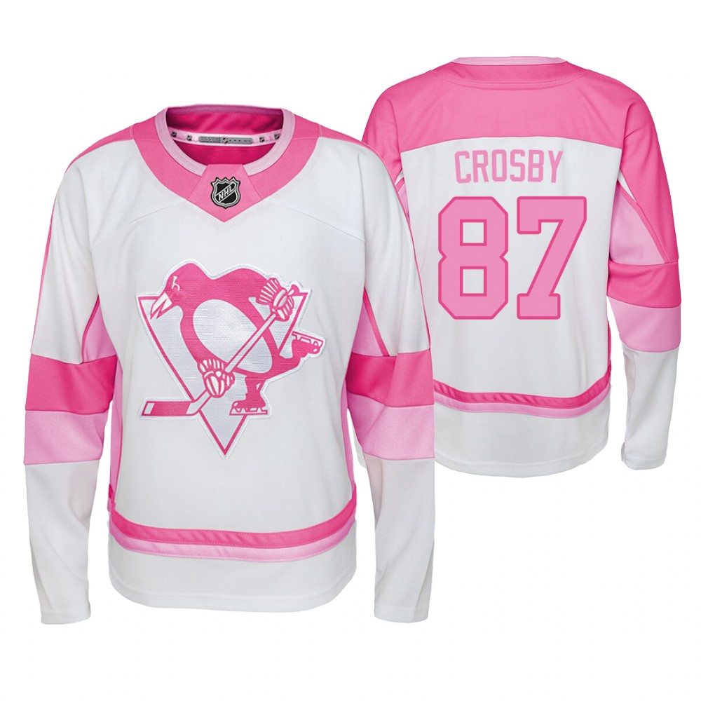 Penguins Sidney Crosby Player 2019-20 Fishion Girl Jersey
