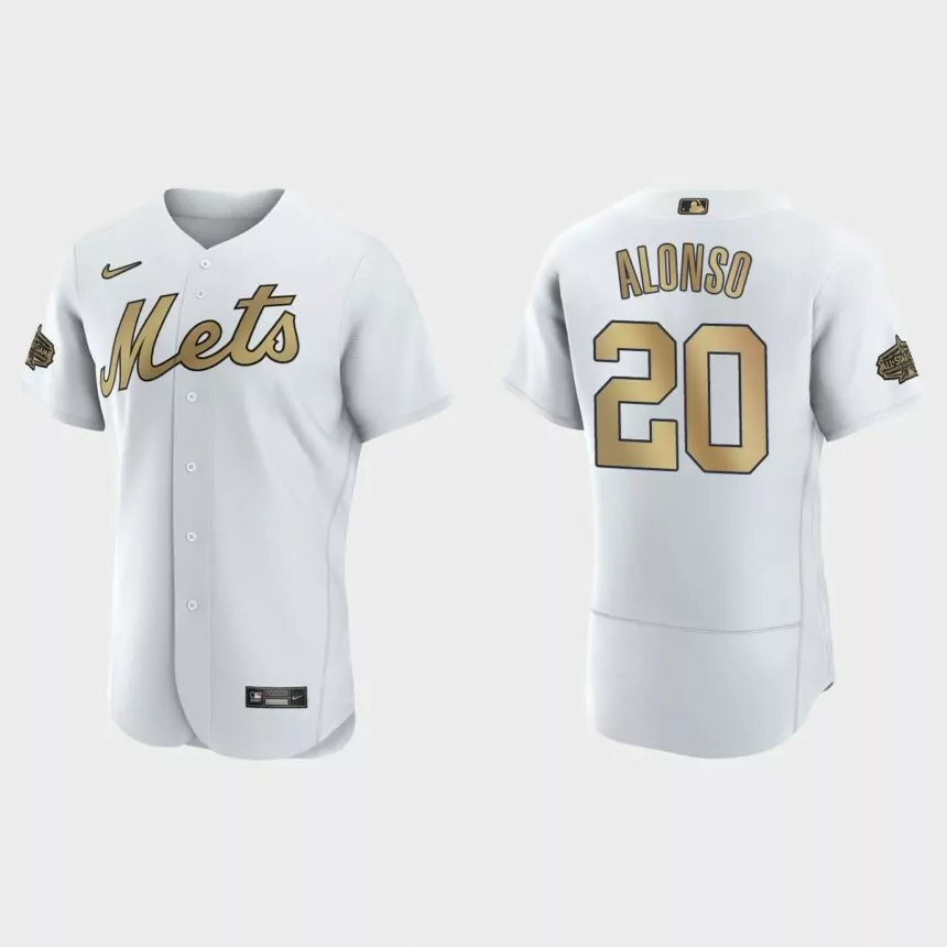Pete Alonso New York Mets 2022 MLB All-Star Game Authentic Jersey – White