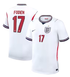 Phil Foden England National Team Nike 2026 Home Stadium Replica Jersey - White