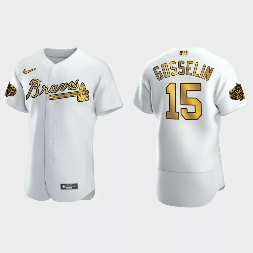 Phil Gosselin Atlanta Braves 2022 MLB All-Star Game Jersey – White Gold
