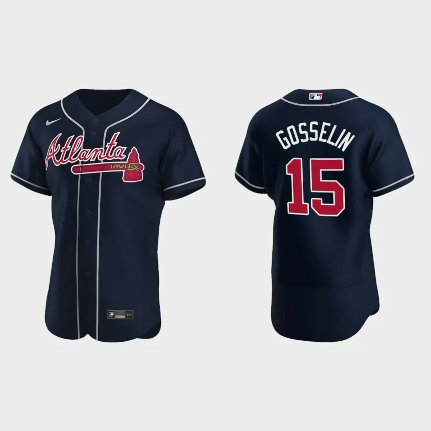 Phil Gosselin Atlanta Braves Authentic Alternate Jersey – Navy