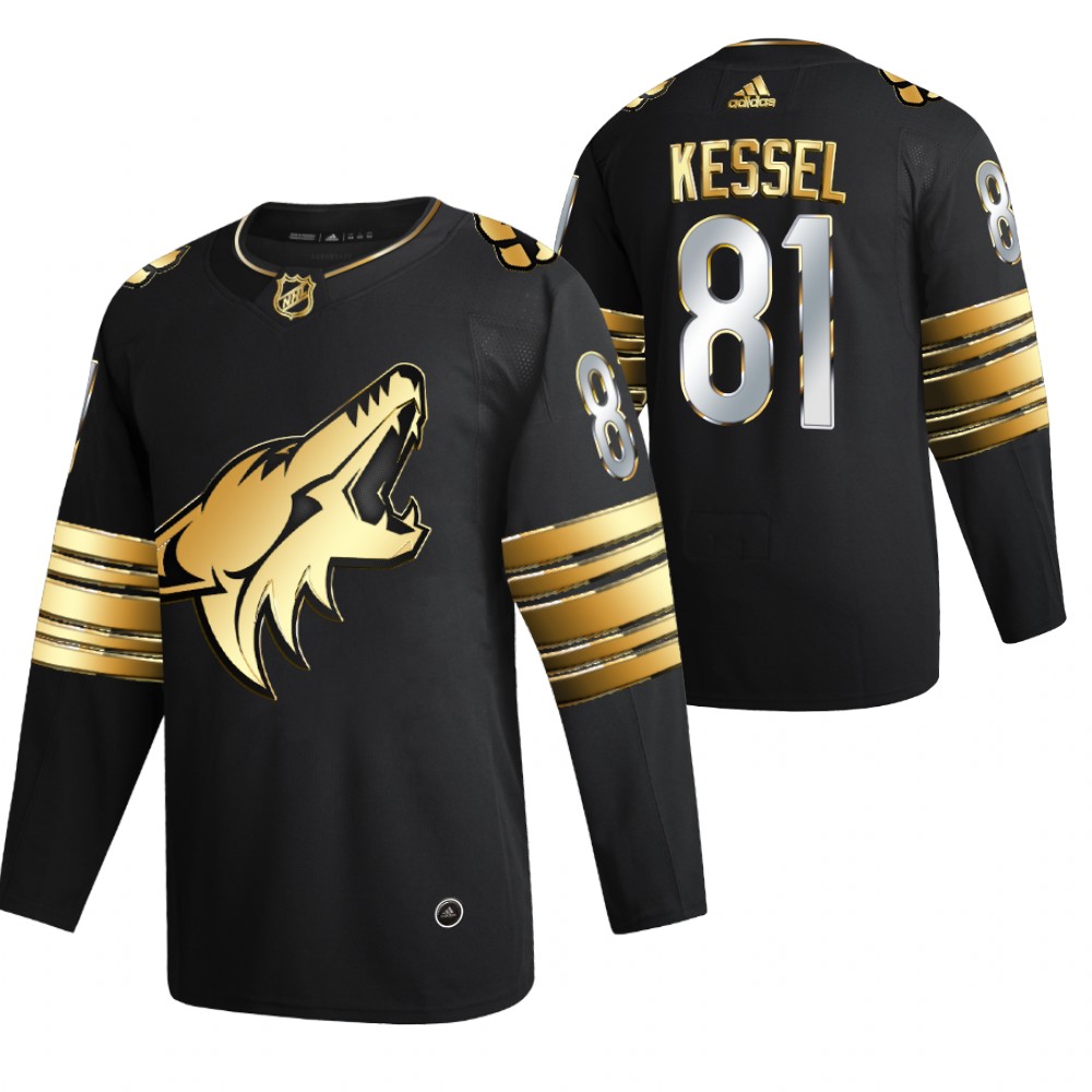 Phil Kessel Arizona Coyotes Black Golden Edition Jersey Limited Authentic