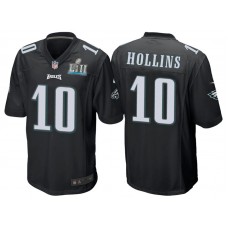 Philadelphia Eagles #10 Mack Hollins Black Super Bowl LII Bound Game Jersey