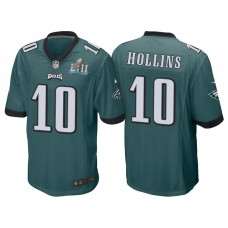 Philadelphia Eagles #10 Mack Hollins Green Super Bowl LII Bound Game Jersey