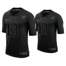 Philadelphia Eagles #13 Marquise Goodwin Black 2020 Salute to Service Limited Jersey