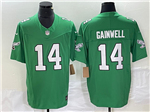 Philadelphia Eagles #14 Kenneth Gainwell Kelly Green Vapor F.U.S.E. Limited Jersey