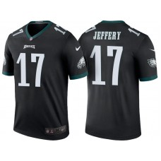 Philadelphia Eagles #17 Alshon Jeffery Black Color Rush Legend Jersey