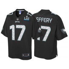 Philadelphia Eagles #17 Alshon Jeffery Black Super Bowl LII Fashion Jersey