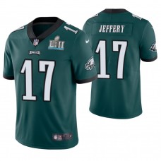 Philadelphia Eagles #17 Alshon Jeffery Green Super Bowl LII Champions Limited Jersey