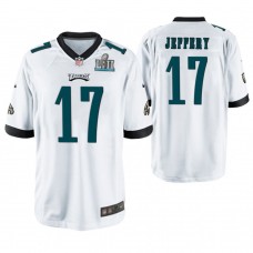 Philadelphia Eagles #17 Alshon Jeffery White Super Bowl LII Champions Game Jersey