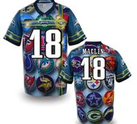 Philadelphia Eagles #18 MACLIN Men's Stitched NFL Elite Fanatical Version Jersey (2)
