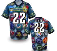 Philadelphia Eagles #22 SAMUEL Men's Stitched NFL Elite Fanatical Version Jersey (2)