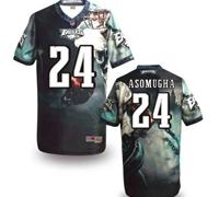 Philadelphia Eagles #24 ASOMUGHA Men's Stitched NFL Elite Fanatical Version Jersey (3)