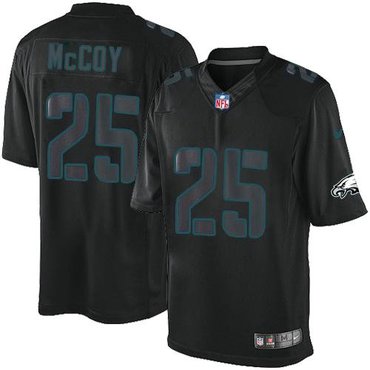 Philadelphia Eagles #25 LeSean McCoy Black NFL Impact Limited Jersey