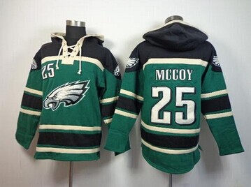 Philadelphia Eagles #25 LeSean McCoy Midnight Green Sawyer Hooded Sweatshirt NFL Hoodie