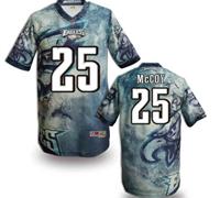 Philadelphia Eagles #25 McCOY Men's Stitched NFL Elite Fanatical Version Jersey (4)