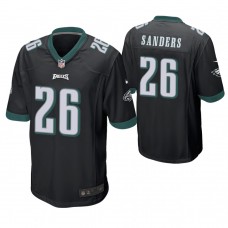 Philadelphia Eagles #26 Miles Sanders 2019 NFL Draft Black Game Jersey