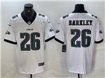 Philadelphia Eagles #26 Saquon Barkley White Vapor Limited Jersey