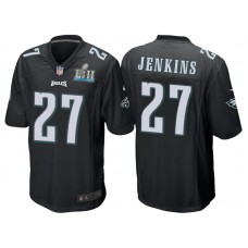 Philadelphia Eagles #27 Malcolm Jenkins Black Super Bowl LII Bound Game Jersey