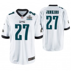 Philadelphia Eagles #27 Malcolm Jenkins White Super Bowl LII Champions Game Jersey