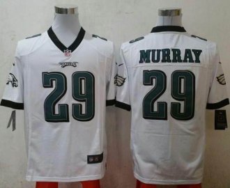 Philadelphia Eagles #29 DeMarco Murray White Men's Stitched NFL Game Jersey
