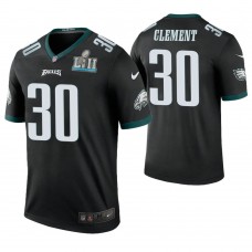 Philadelphia Eagles #30 Corey Clement Black Super Bowl LII Champions Color Rush Legend Jersey