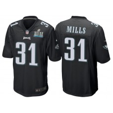 Philadelphia Eagles #31 Jalen Mills Black Super Bowl LII Bound Game Jersey