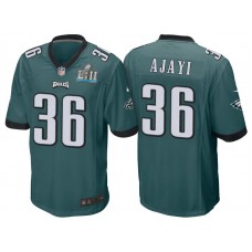 Philadelphia Eagles #36 Jay Ajayi Green Super Bowl LII Bound Game Jersey