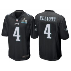 Philadelphia Eagles #4 Jake Elliott Black Super Bowl LII Bound Game Jersey