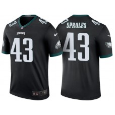 Philadelphia Eagles #43 Darren Sproles Black Color Rush Legend Jersey