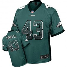 Philadelphia Eagles #43 Darren Sproles Green Drift Fashion Jersey