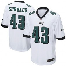 Philadelphia Eagles #43 Darren Sproles White Game Jersey