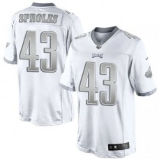 Philadelphia Eagles #43 Darren Sproles White Platinum Limited Jersey