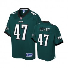 Philadelphia Eagles #47 Nathan Gerry Green Pro Line Player Jersey