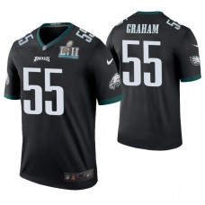 Philadelphia Eagles #55 Brandon Graham Black Super Bowl LII Champions Color Rush Legend Jersey