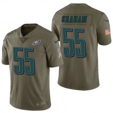 Philadelphia Eagles #55 Brandon Graham Olive 2017 Salute to Service Limited Jersey
