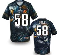 Philadelphia Eagles #58 COLE Men's Stitched NFL Elite Fanatical Version Jersey (1)