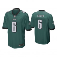 Philadelphia Eagles #6 DeVonta Smith Green 2021 NFL Draft Game Jersey