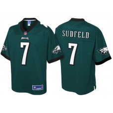 Philadelphia Eagles #7 Nate Sudfeld Green Pro Line Jersey