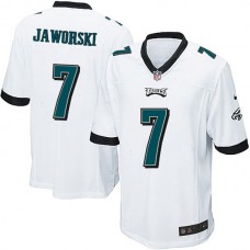 Philadelphia Eagles #7 Ron Jaworski Game White Jersey