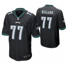 Philadelphia Eagles #77 Andre Dillard 2019 NFL Draft Black Game Jersey