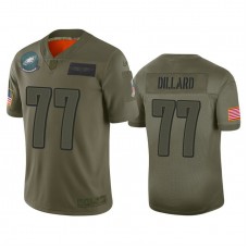 Philadelphia Eagles #77 Andre Dillard Camo 2019 Salute to Service Limited Jersey