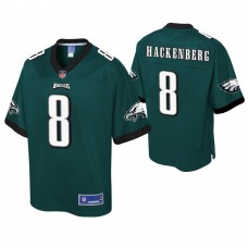 Philadelphia Eagles #8 Christian Hackenberg Green Pro Line Jersey
